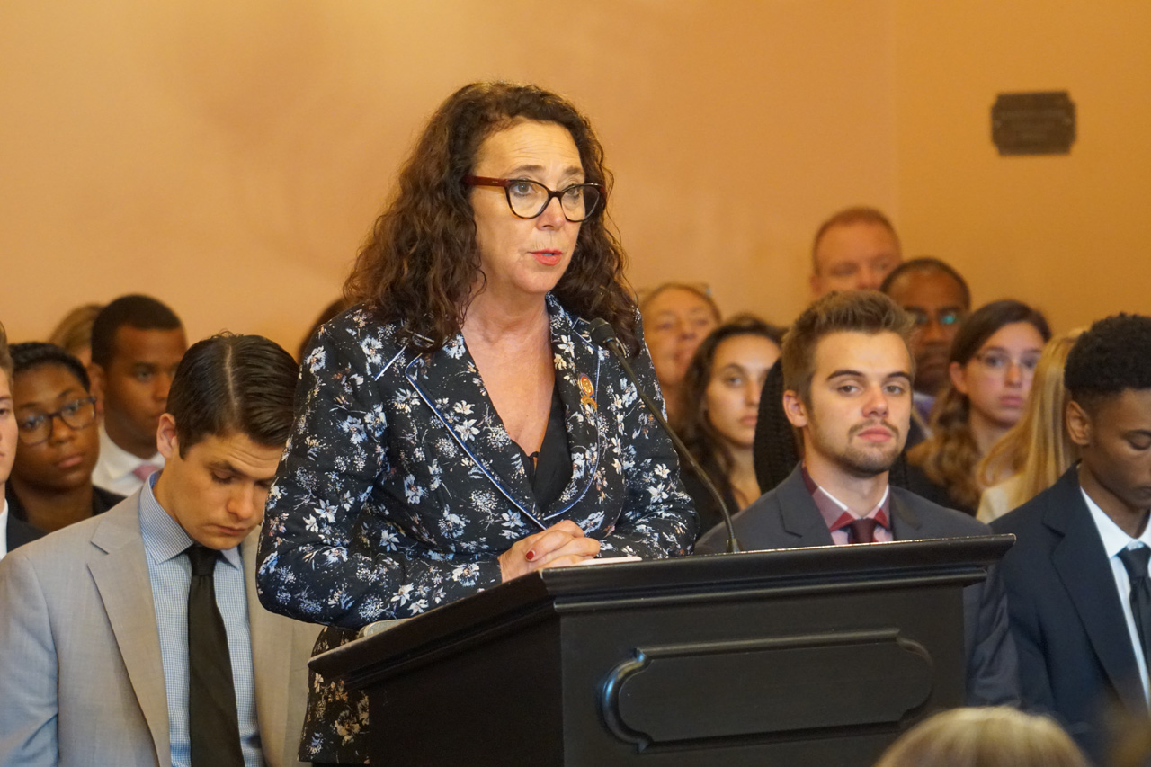 Rep. Lepore-Hagan testifies before Health committee on the Prevention First Act, her bill to improve the overall health and well-being of Ohioans by addressing access to contraception and comprehensive sex education.