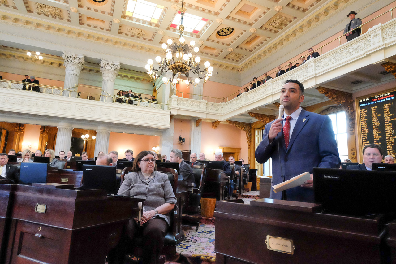 Rep. Vitale during session on 2/26/2016.