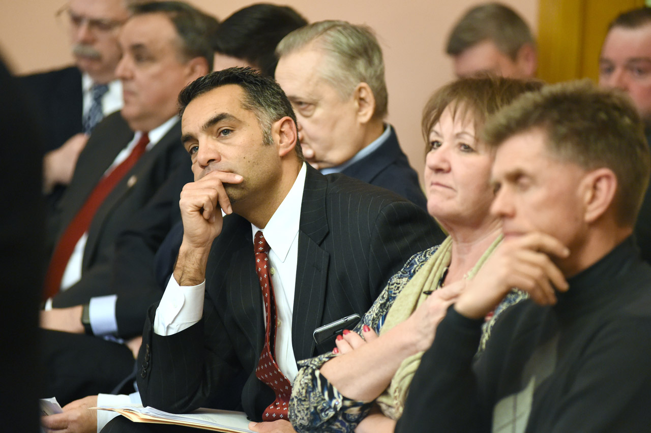 Rep. Vitale listens to testimony during hearing Feb. 9, 2016.
