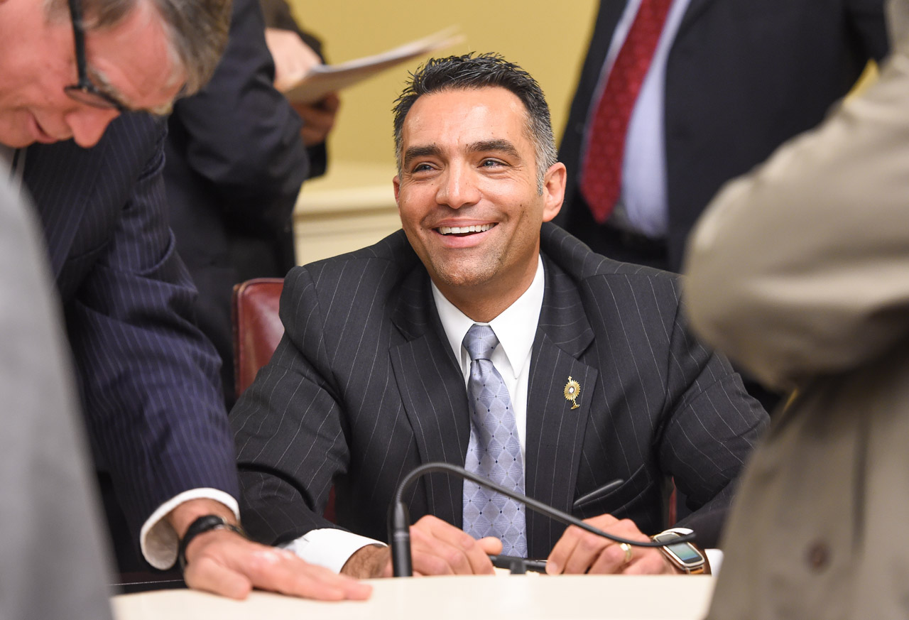 Rep. Vitale after hearing.