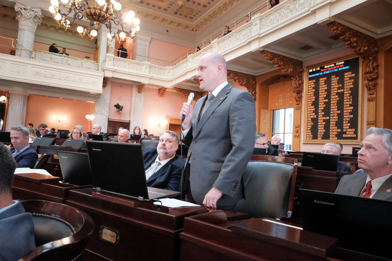 Rep. Wiggam during House Session May 17, 2017.