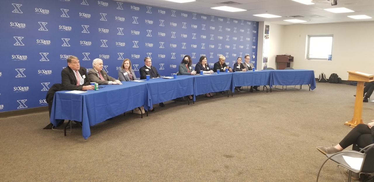 Rep. Ingram and Other State Reps and Senators at a Panel Event for St. Xavier and St. Ursula Panel
