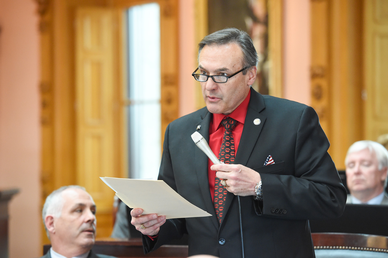 Rep. Lipps speaks during House Session.