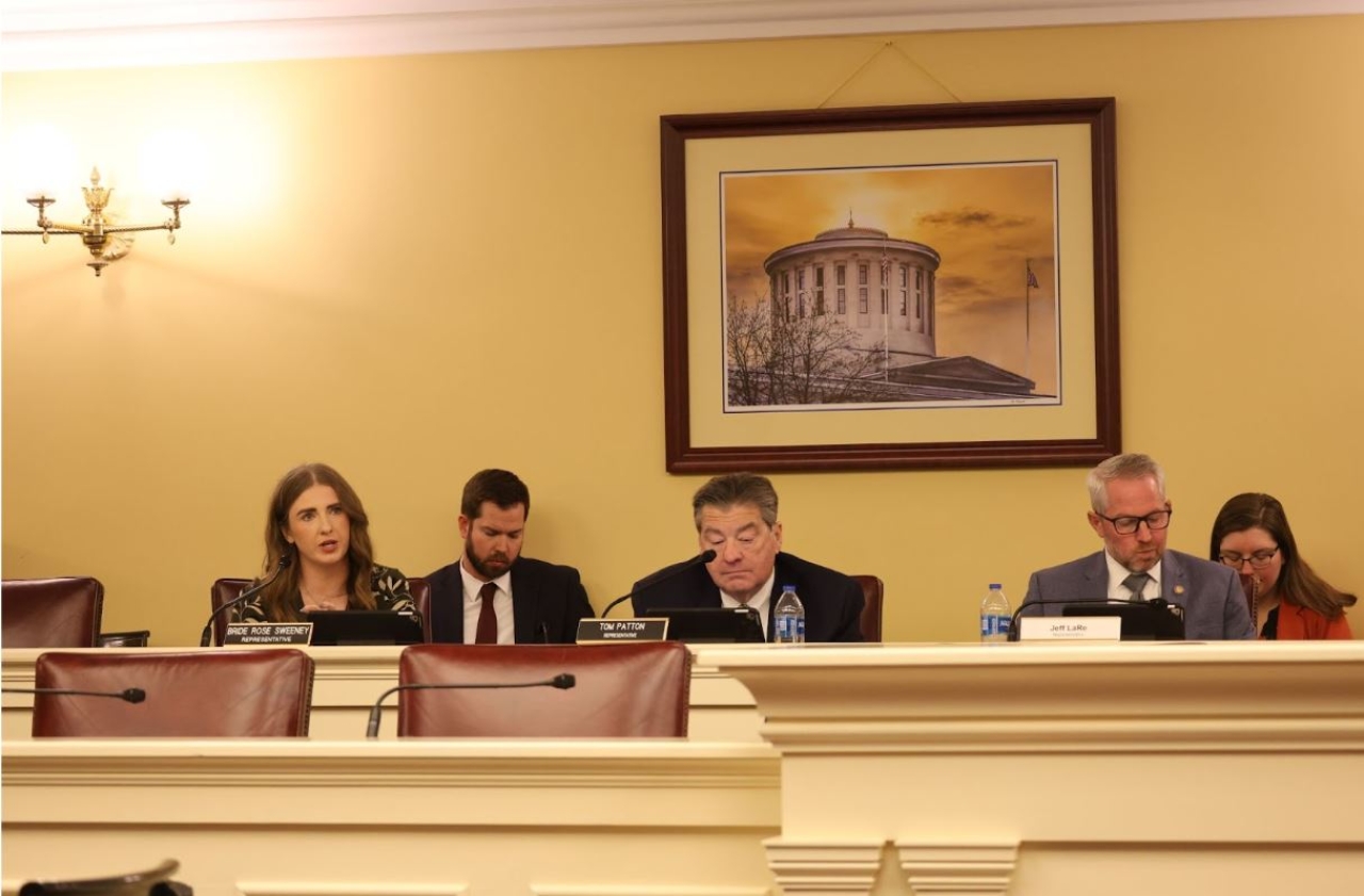 Rep. Sweeney asks questions during the September 9, 2024 Controlling Board hearing.