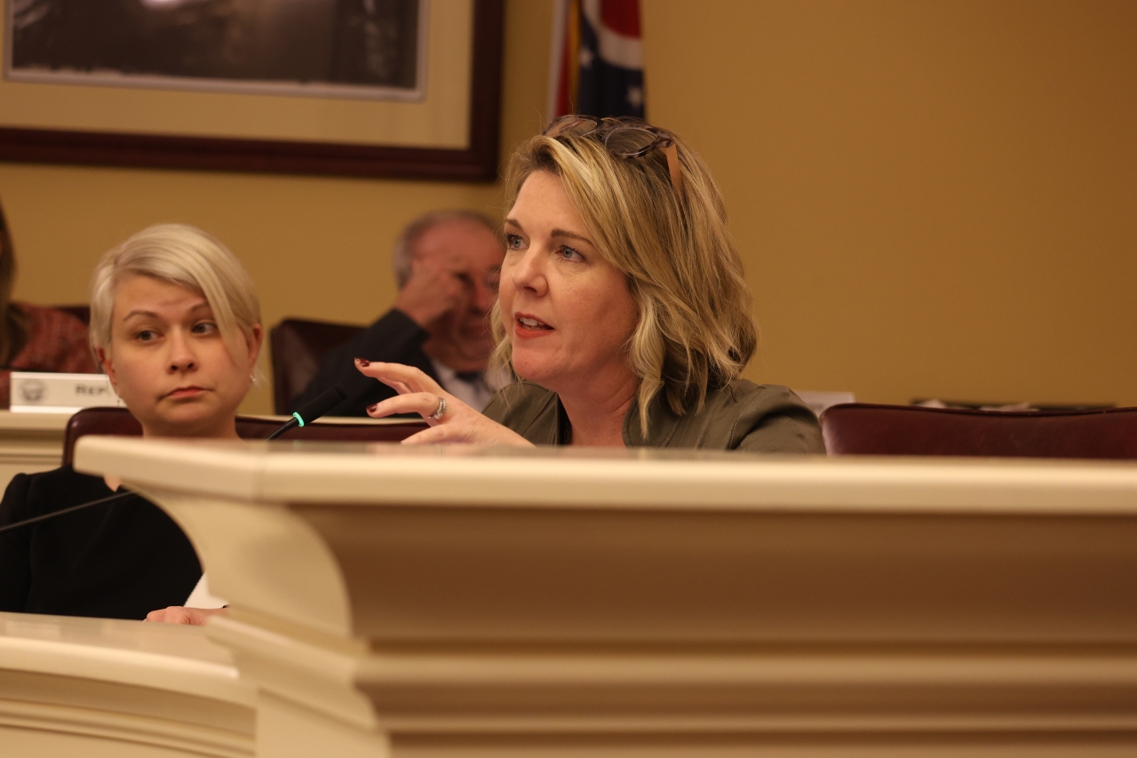Leader Russo speaking on the House Finance Committee
