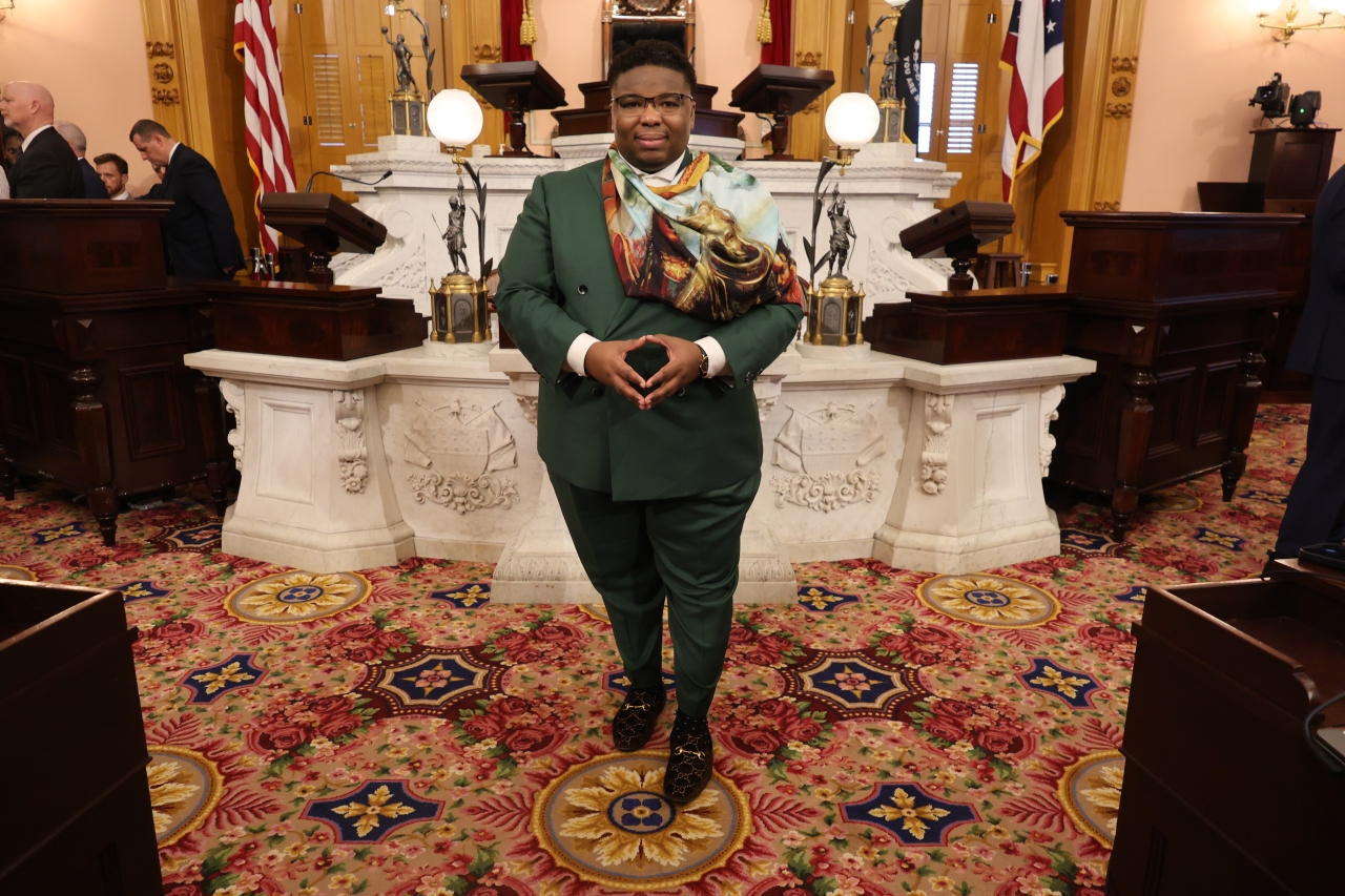 Rep. Jarrells on the House Floor 136th General Assembly opening day