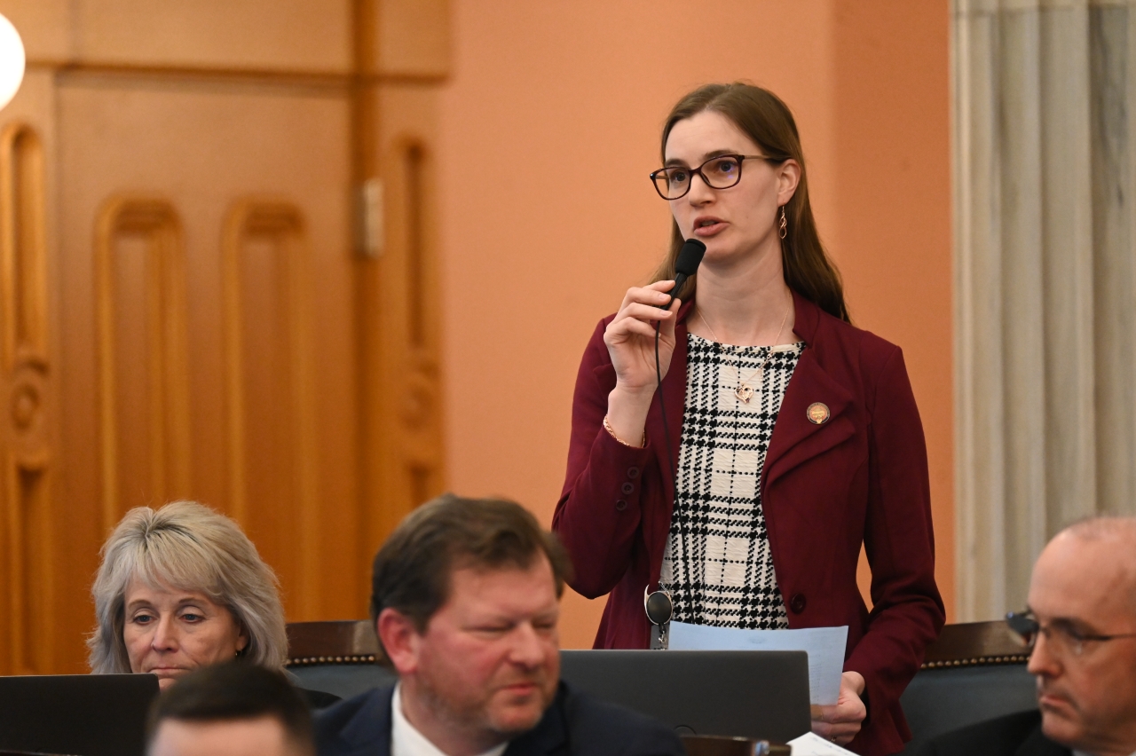 Rep. Fowler Arthur speaks during House Session