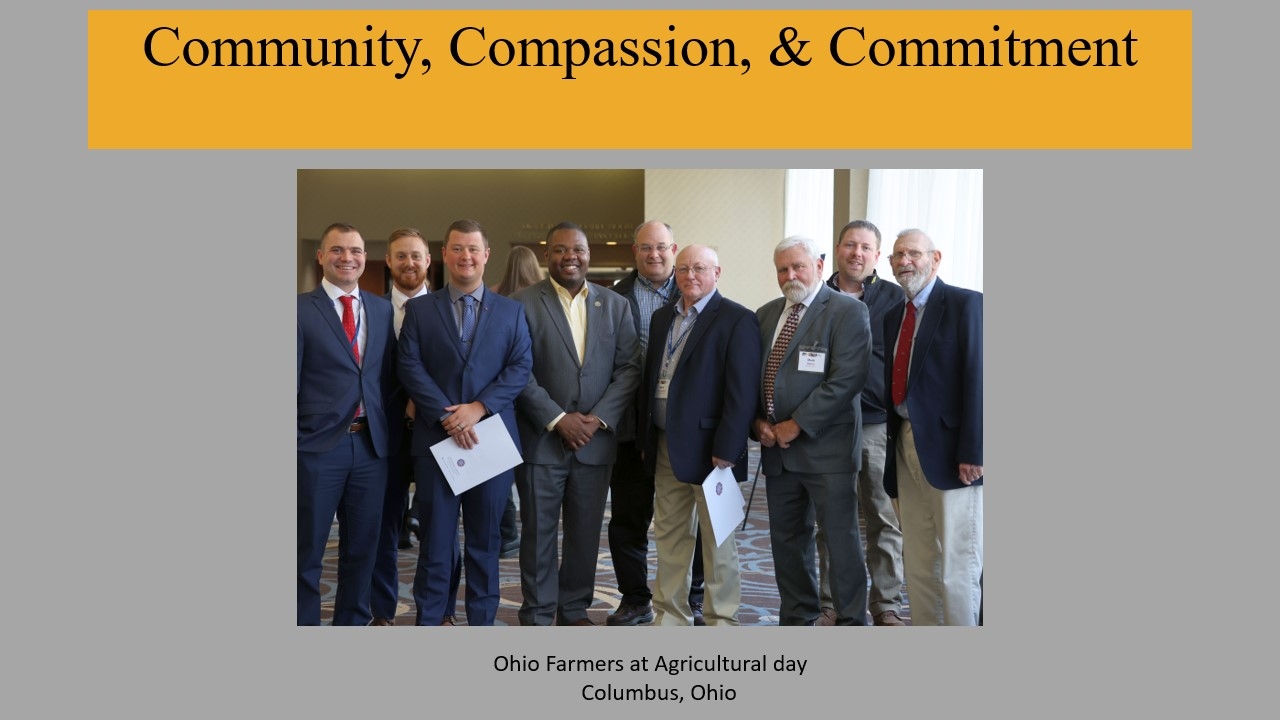 Rep. Rogers with Ohio Farmers at Agriculture Day, Columbus, Ohio