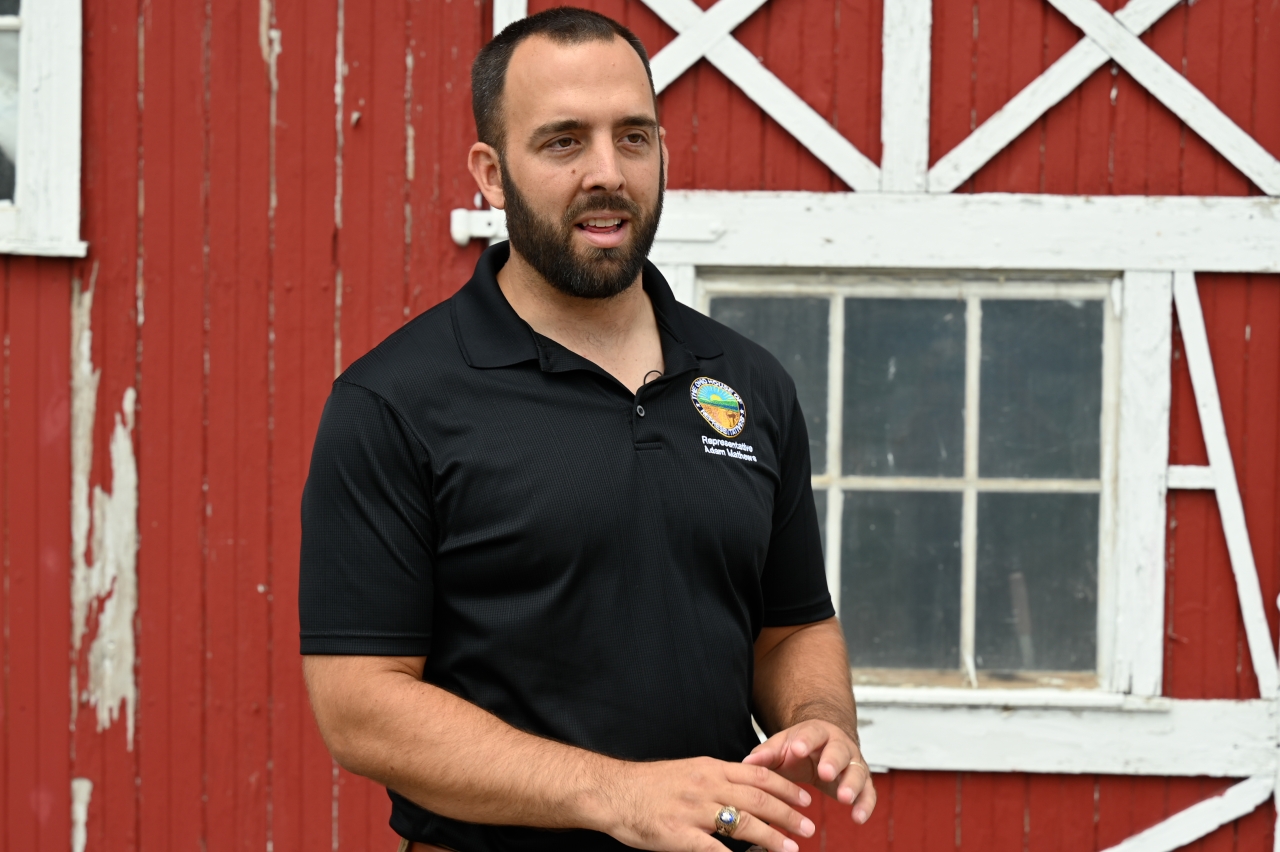 Rep. Adam Mathews at the Warren County Fair