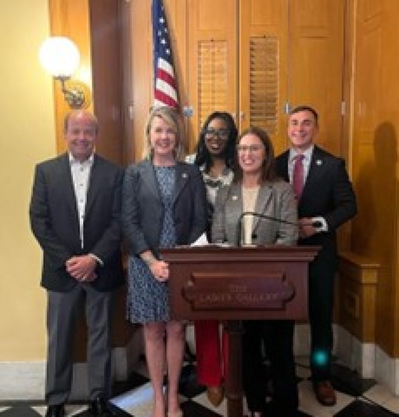 Rep. Brown Piccolantonio at the Franklin County Property Tax Press Conference