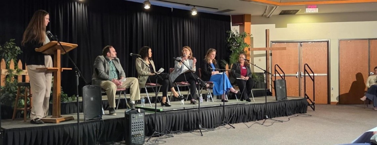 Rep. Brown Piccolantonio Speaking at the Westerville Women Amplifying Voices for Everyone Panel