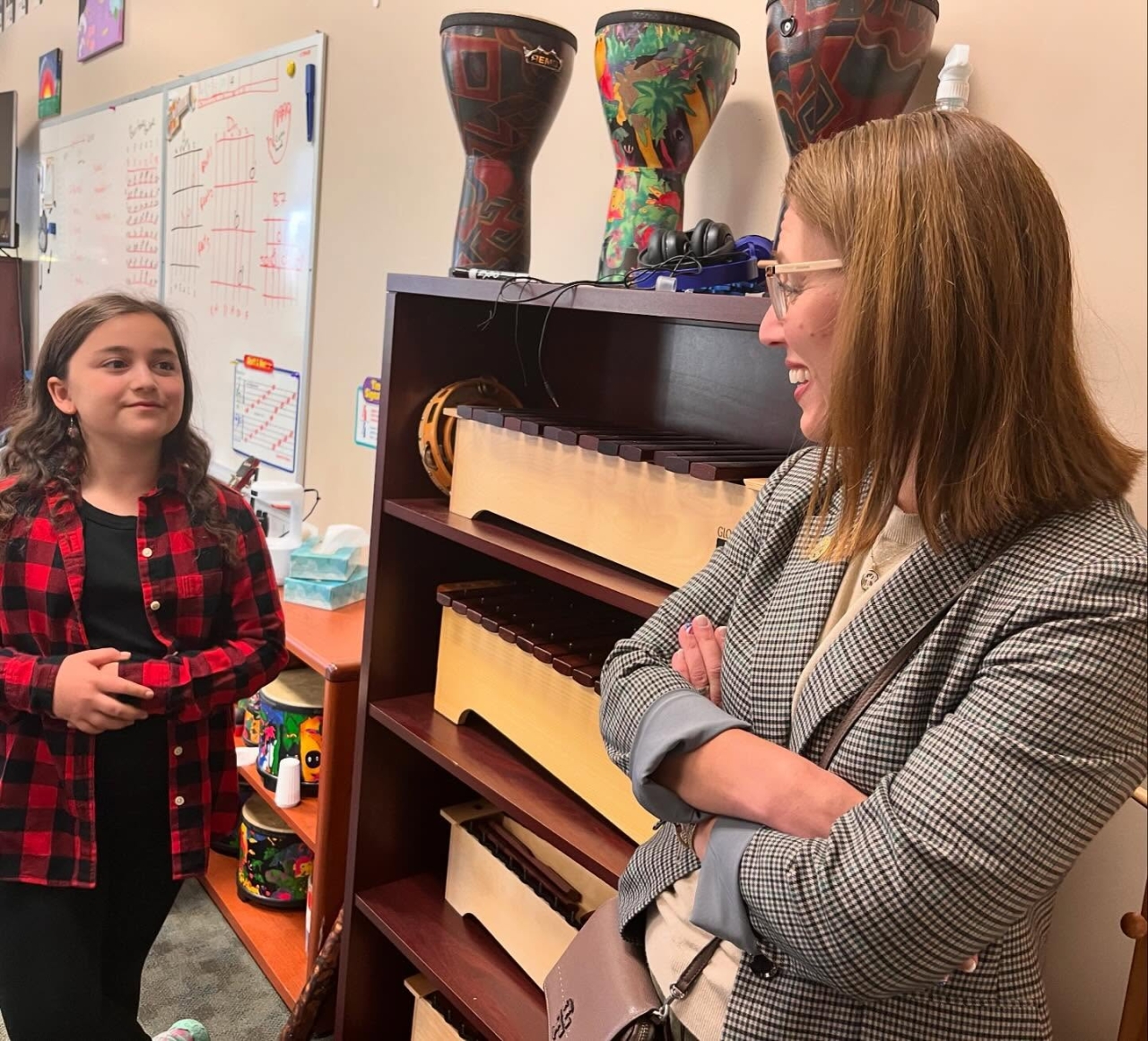Rep. Brown Piccolantonio visits Columbus Jewish Day School