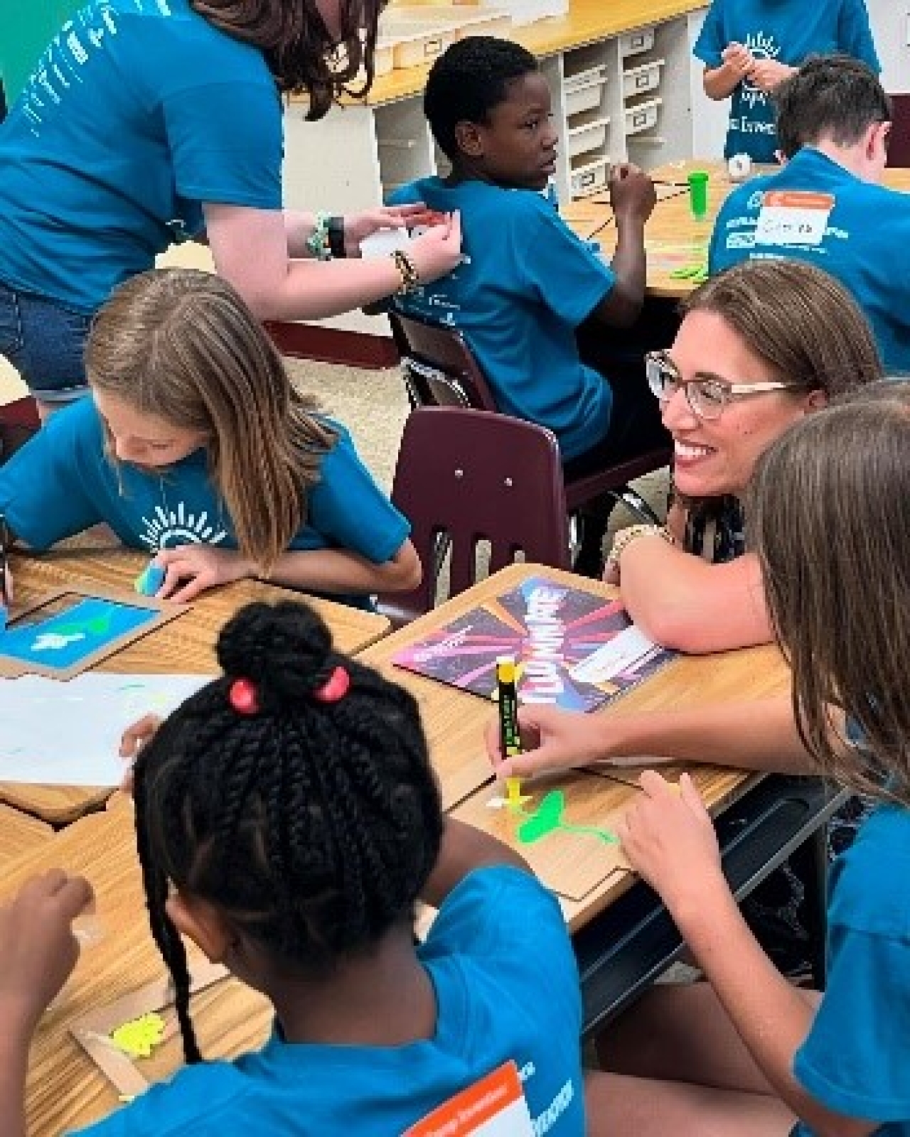 Rep. Brown Piccolantonio Visits Students at STEM Summer Program at Licking Heights West Elementary