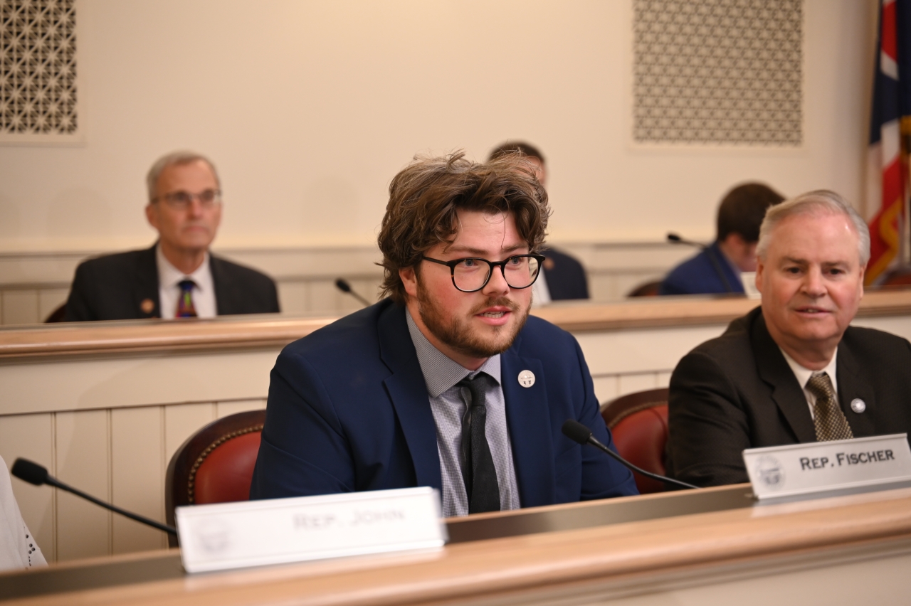 Rep. Tex Fischer (R-Boardman) sitting in on the House Transportation Committee