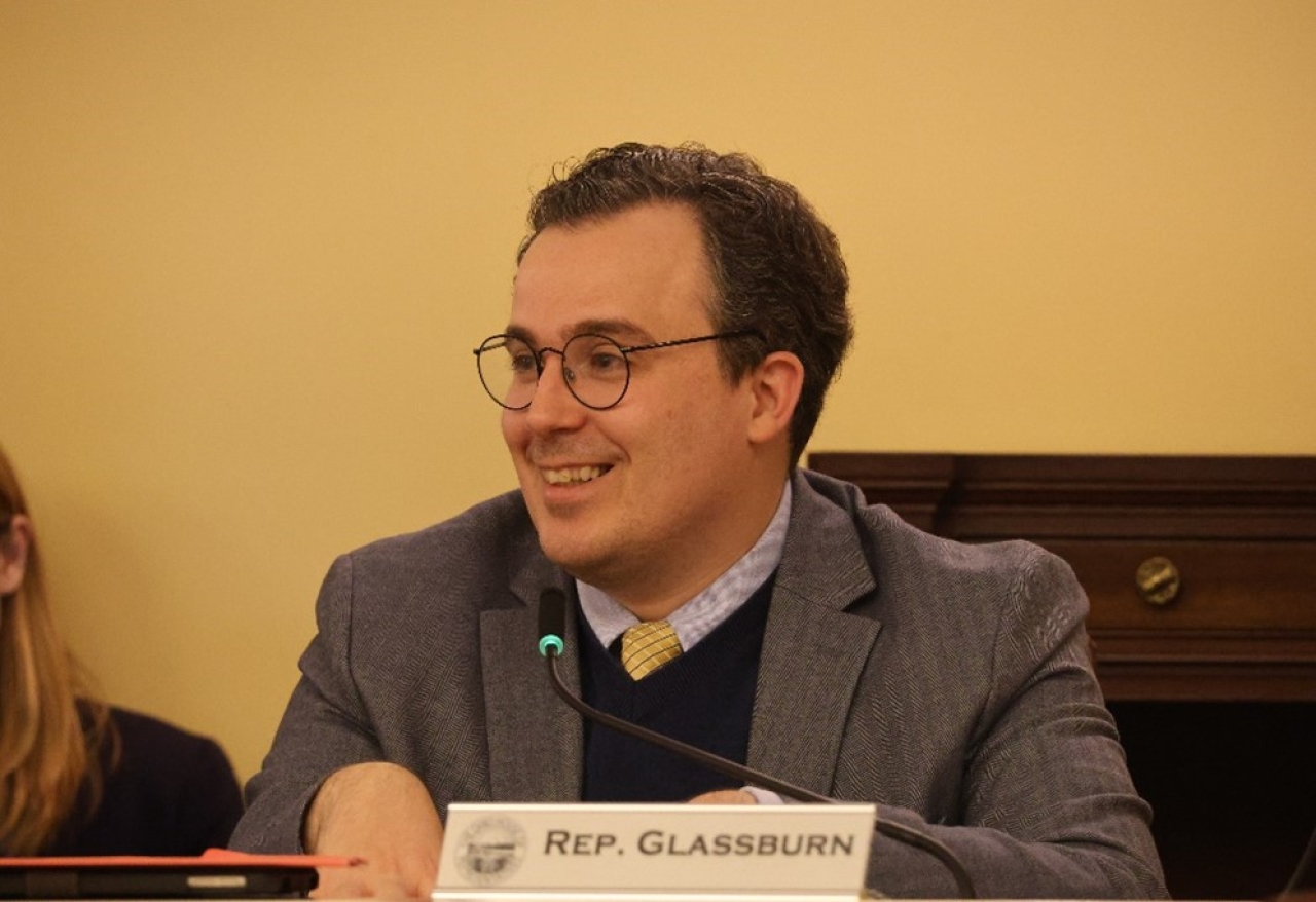 Rep. Glassburn asks questions regarding the state's operating budget as a member of the House Finance Committee.