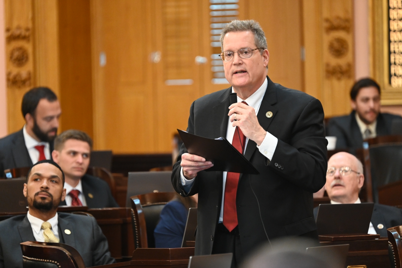 Rep. Odioso in Session