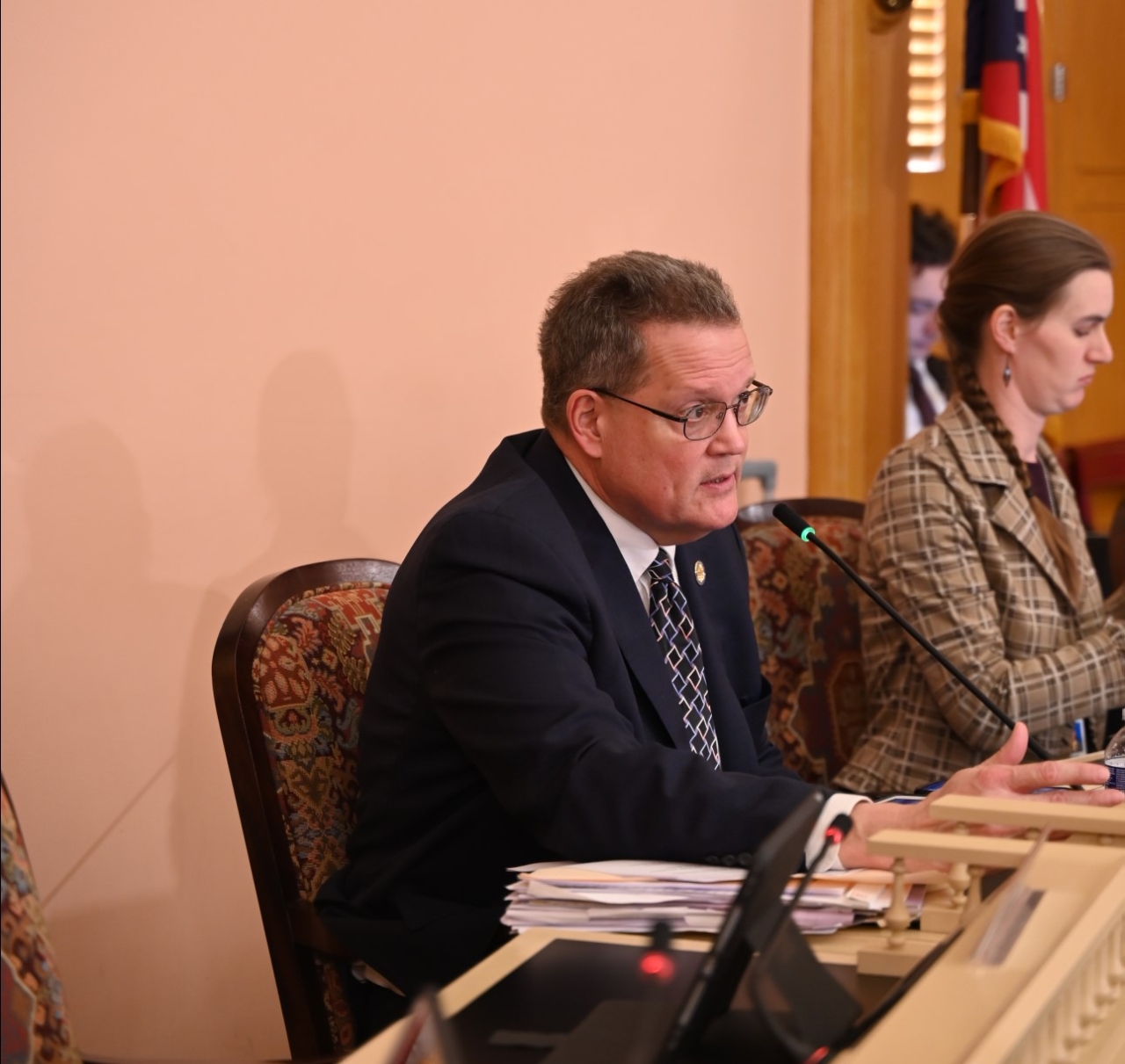 Rep. Odioso in Education Committee