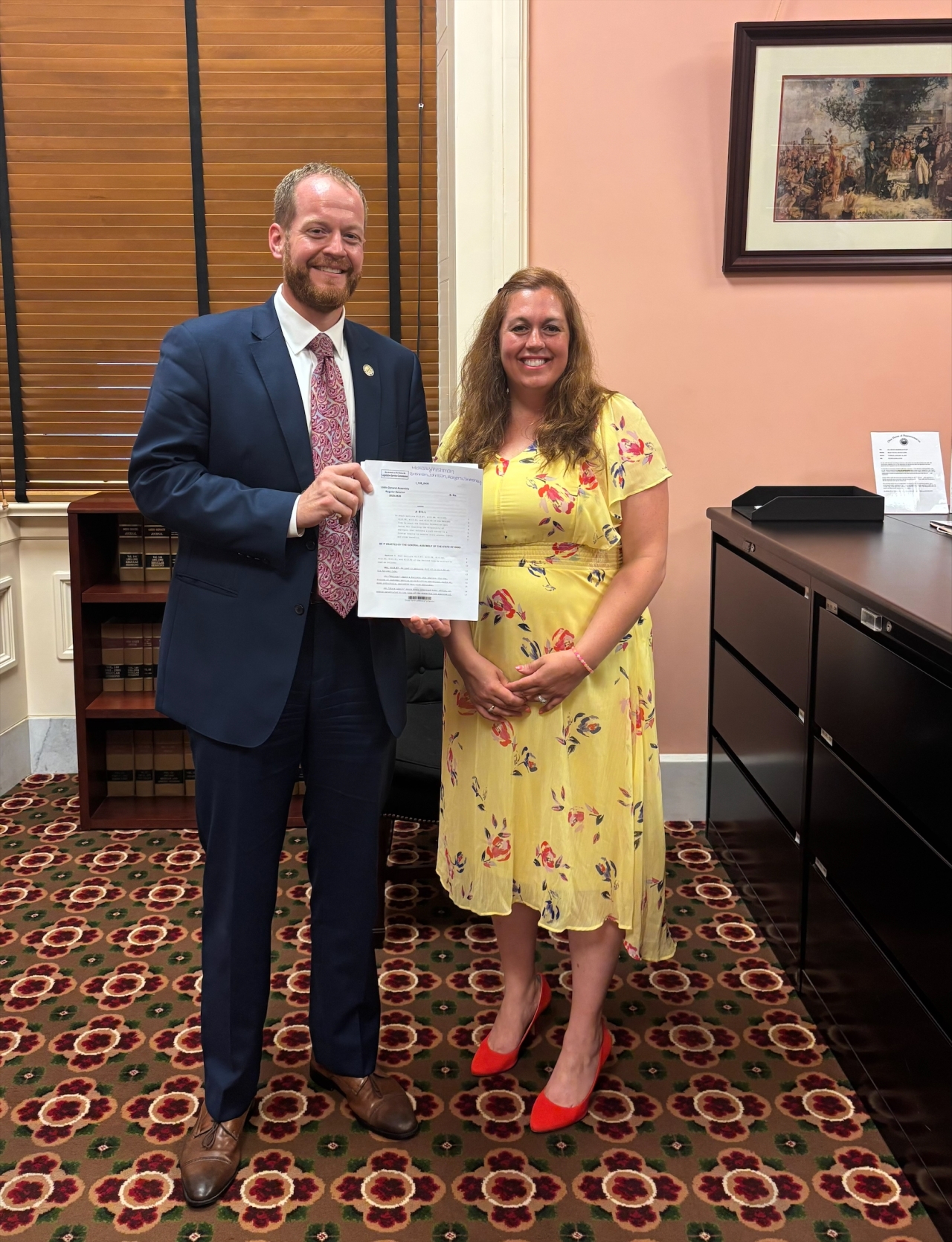 Representative Kishman and Representative McNally introduce HB 349, the Consumer Protection Call Center Act.