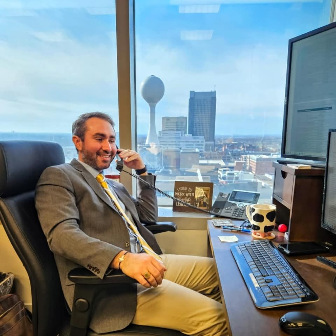 Rep. David Thomas loves talking on the phone to constituents, Ohio leaders and the media. Being as transparent as he can to his taxpayers is important to him