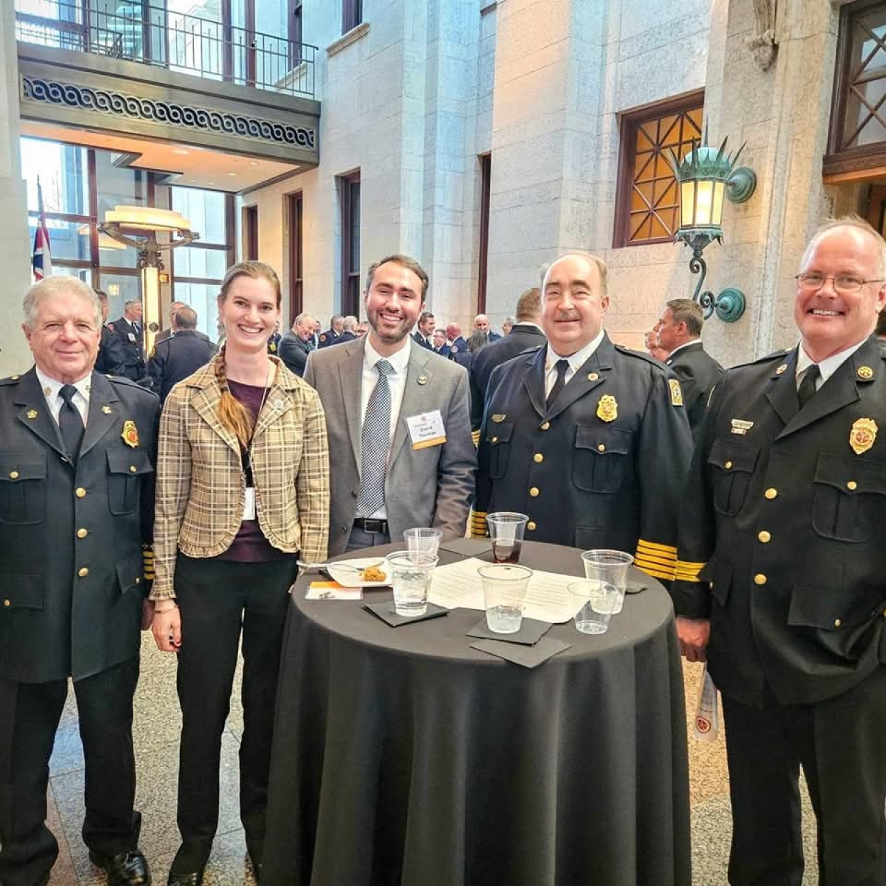 Staying connected to Columbus is important and that is why Rep. David Thomas proudly welcomed local Fire Chief leaders to the Statehouse alongside Rep. Fowler Arthur