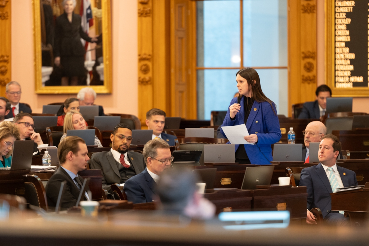 Rep. Craig speaks on the House floor during session