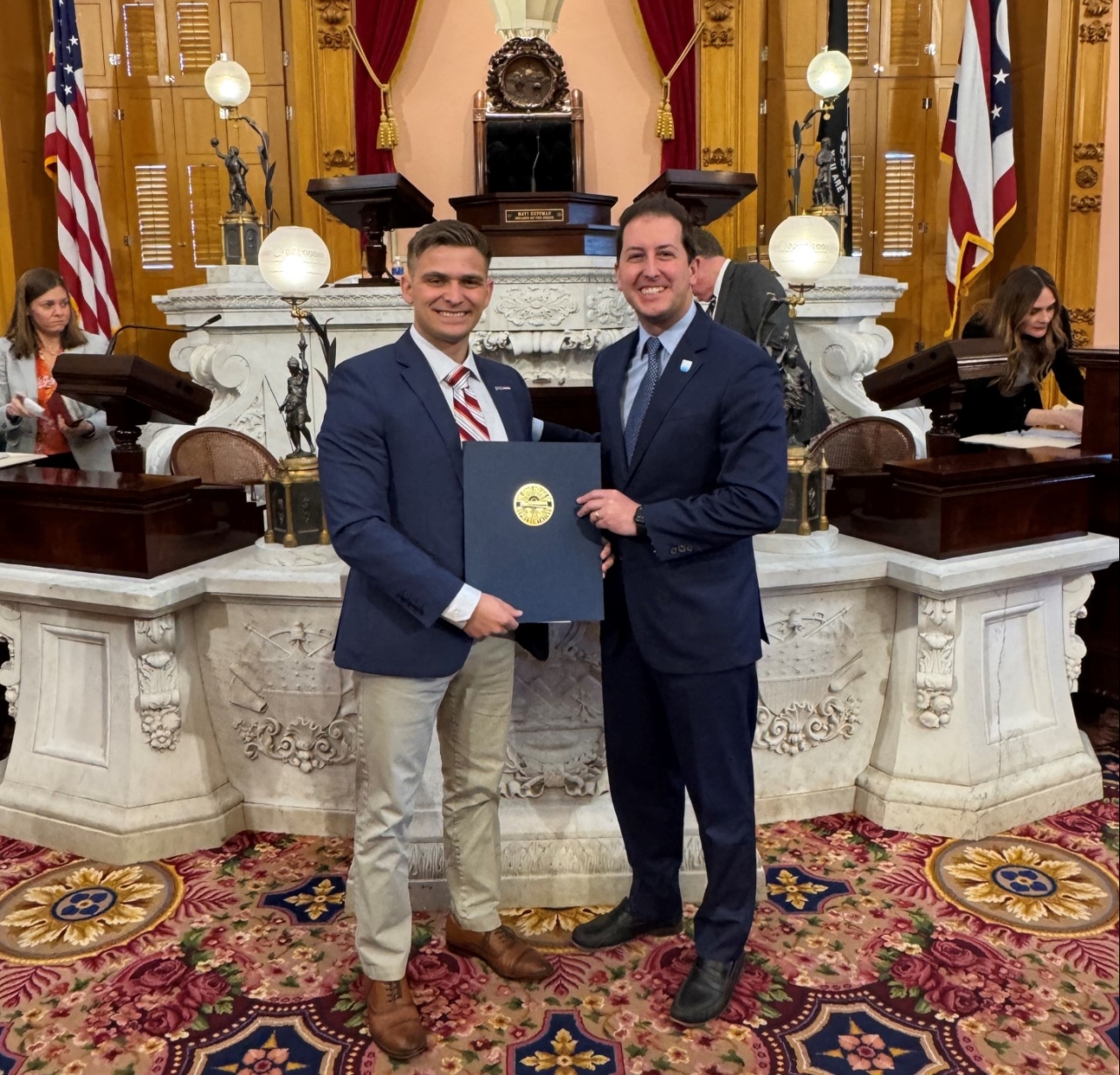 Rep. Mathews and Rep. Santucci