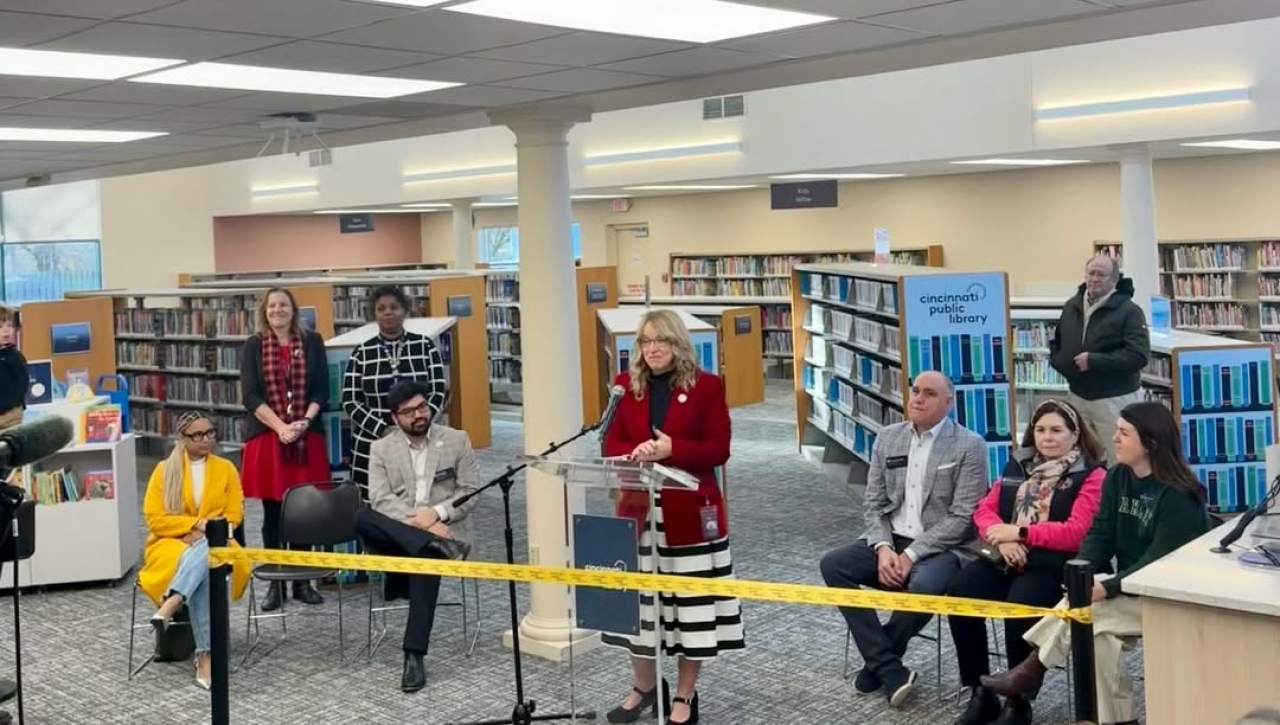 Representative Ashley Bryant Bailey joined community members in District 26 to celebrate the reopening of the Oakley Branch of the Cincinnati Public Library.