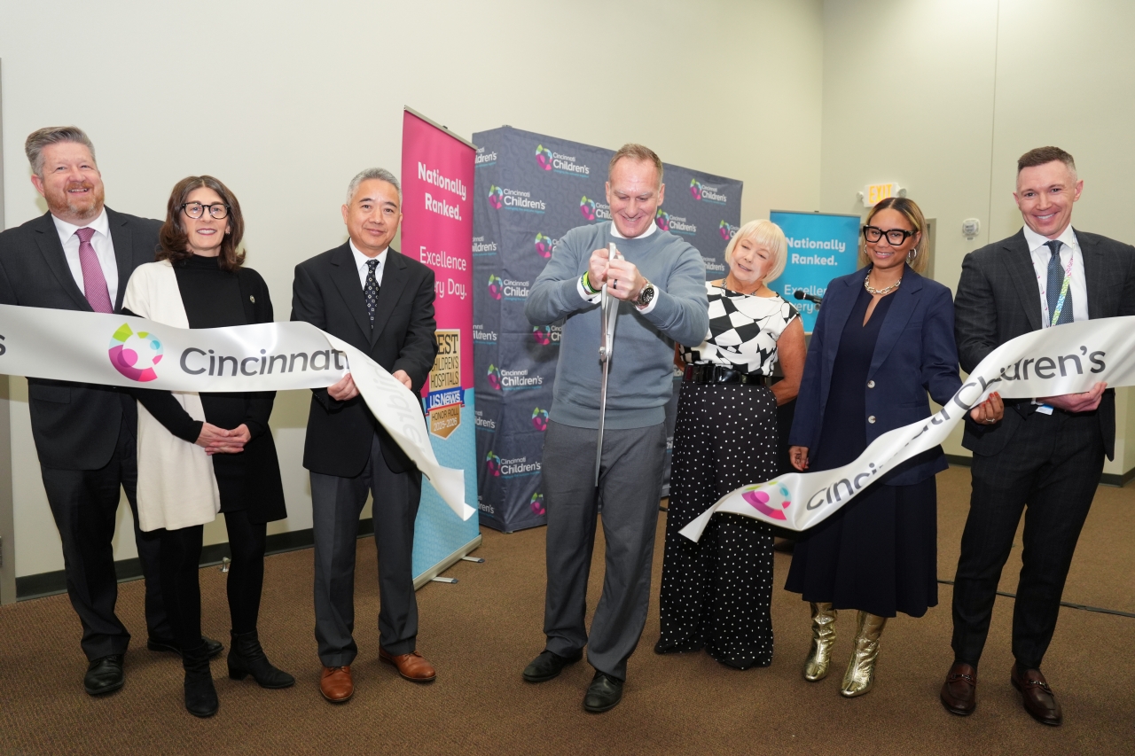 Representative Ashley Bryant Bailey attended the opening of Cincinnati Children's new Gene and Cell Therapy Center.