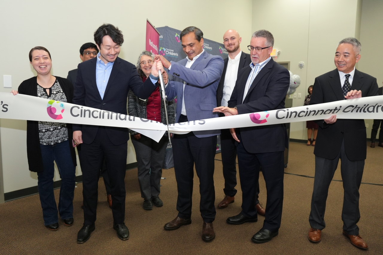 Representative Ashley Bryant Bailey attended the opening of Cincinnati Children's new Gene and Cell Therapy Center.