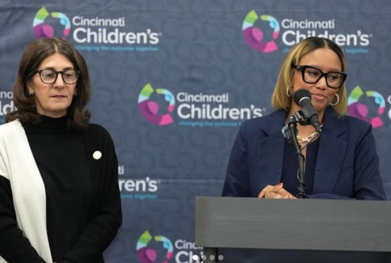 Representative Ashley Bryant Bailey attended the opening of Cincinnati Children's new Gene and Cell Therapy Center.