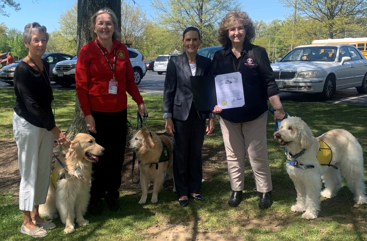 Schmidt Celebrates Pet Partners Therapy Animal Day