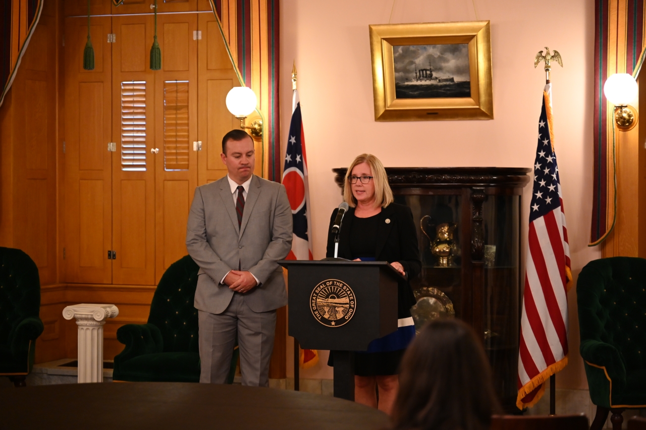 Abrams, Swearingen Hold Press Conference on Saving Ohio Communities Act