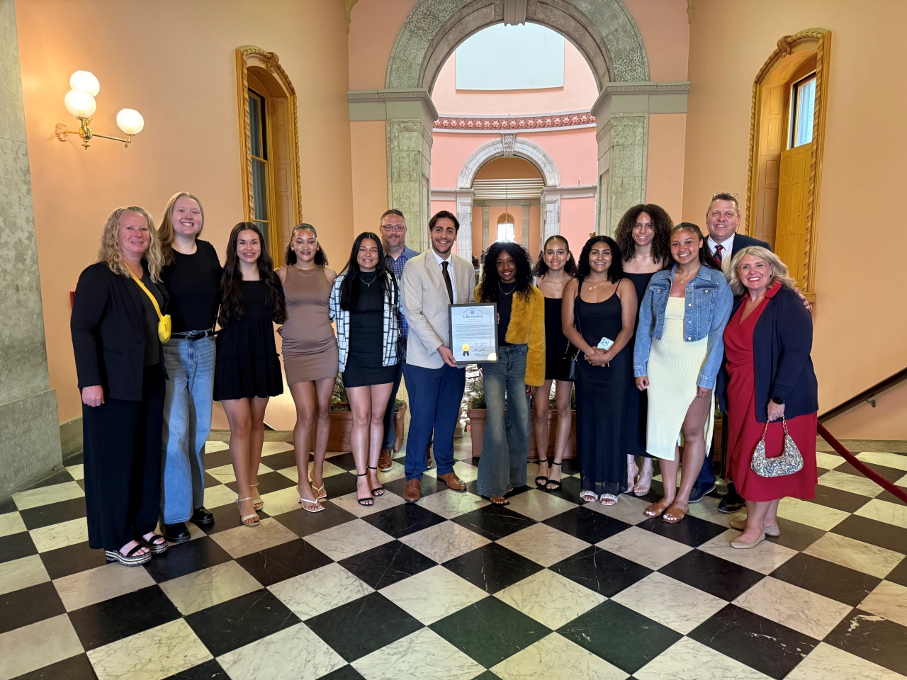 Pizzulli Honors the Portsmouth Lady Trojans during House Session