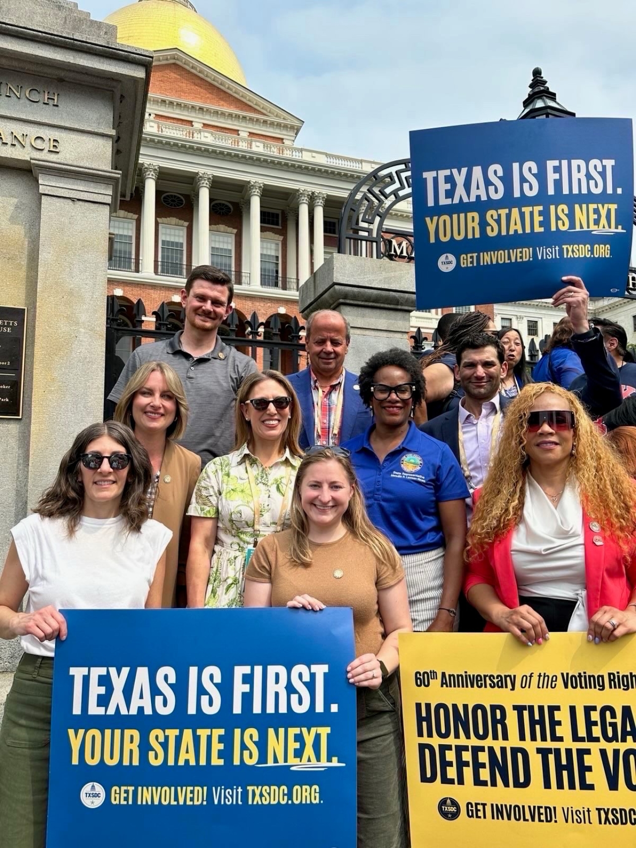Rep. Brown Piccolantonio Stands with Texas Lawmakers at Press Conference Against Rigged Congressional Maps