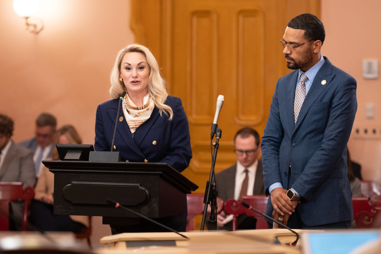 Representatives Josh Williams and Melanie Miller Provide Sponsor Testimony for the Paid Parental Leave Act