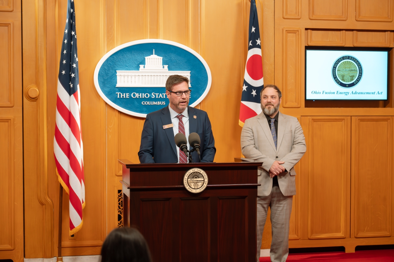 State Representative Lorenz Introduces Ohio Fusion Energy Advancement Act