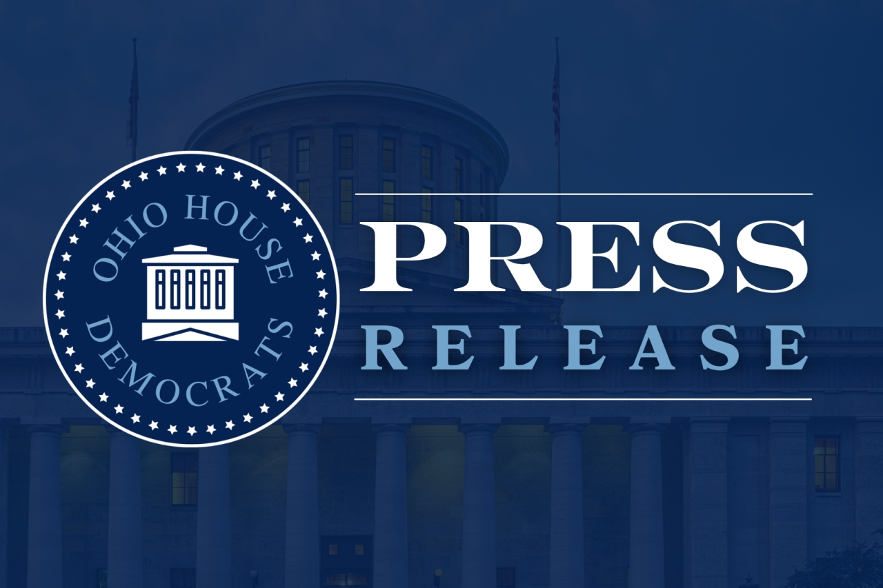 Ohio House Democrats press release cover