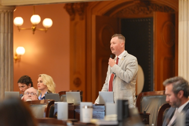 Rep. Hall speaks to HB 20 during House session