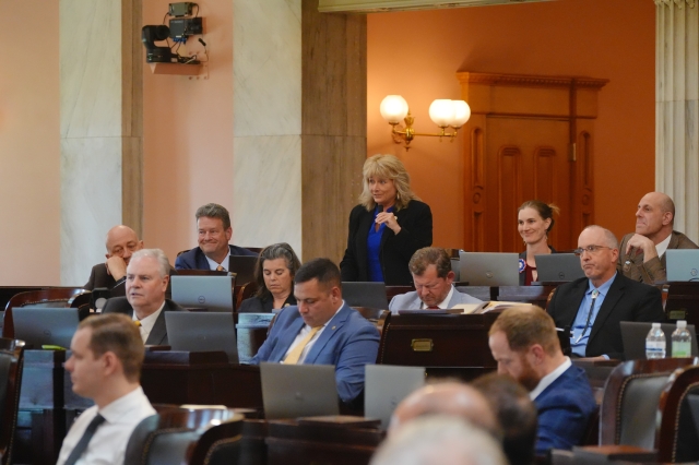 Rep. Ray speaks to HB 314 during House session