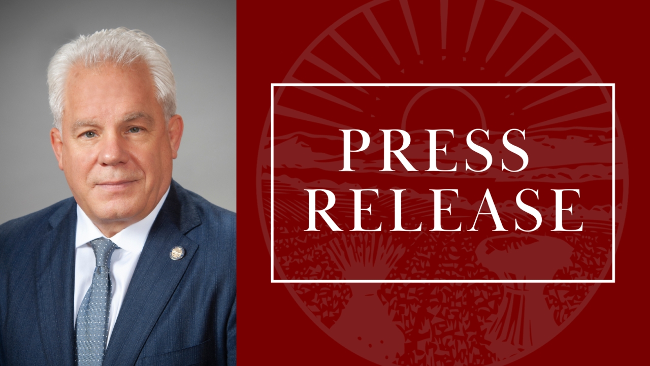 Image that says Press Release and includes a picture of Rep. Plummer