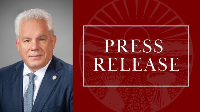 Image that says Press Release and includes a picture of Rep. Plummer