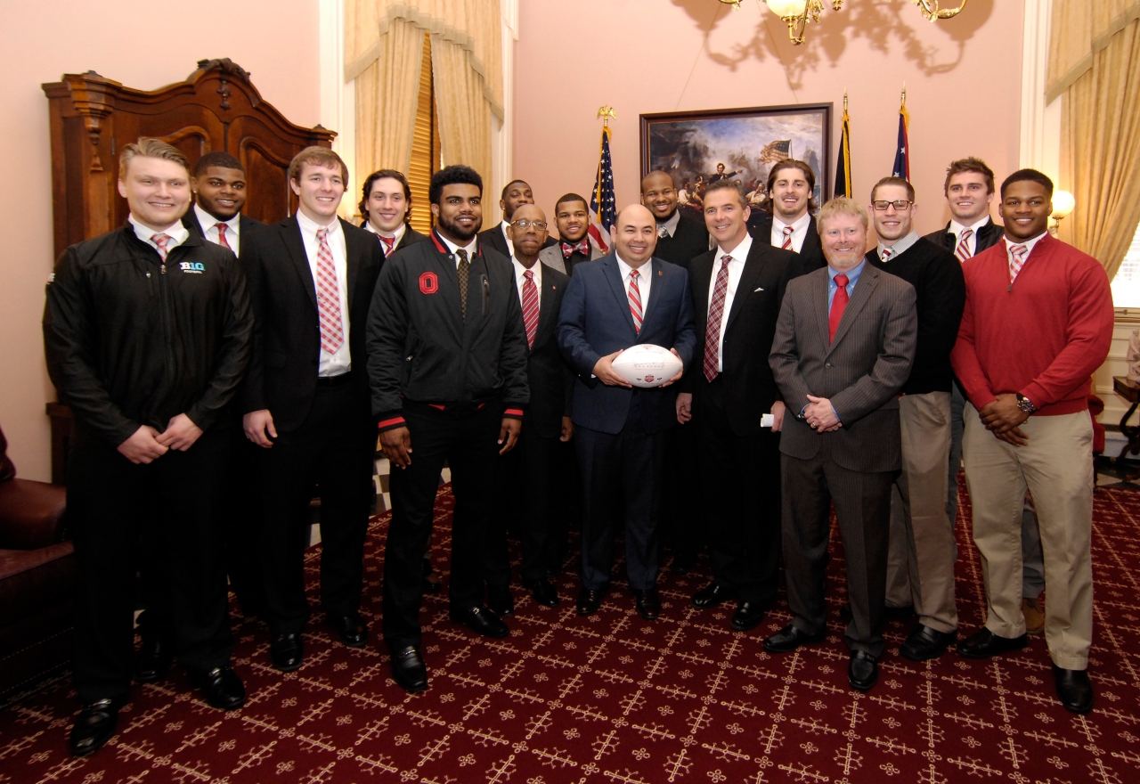 Ohio House of Representatives Honors OSU Football Team's National Championship Victory