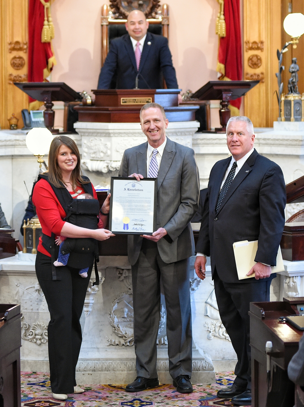 Rep. Hagan Honors Lake Local School District on its 2015 Energy Project of the Year Award