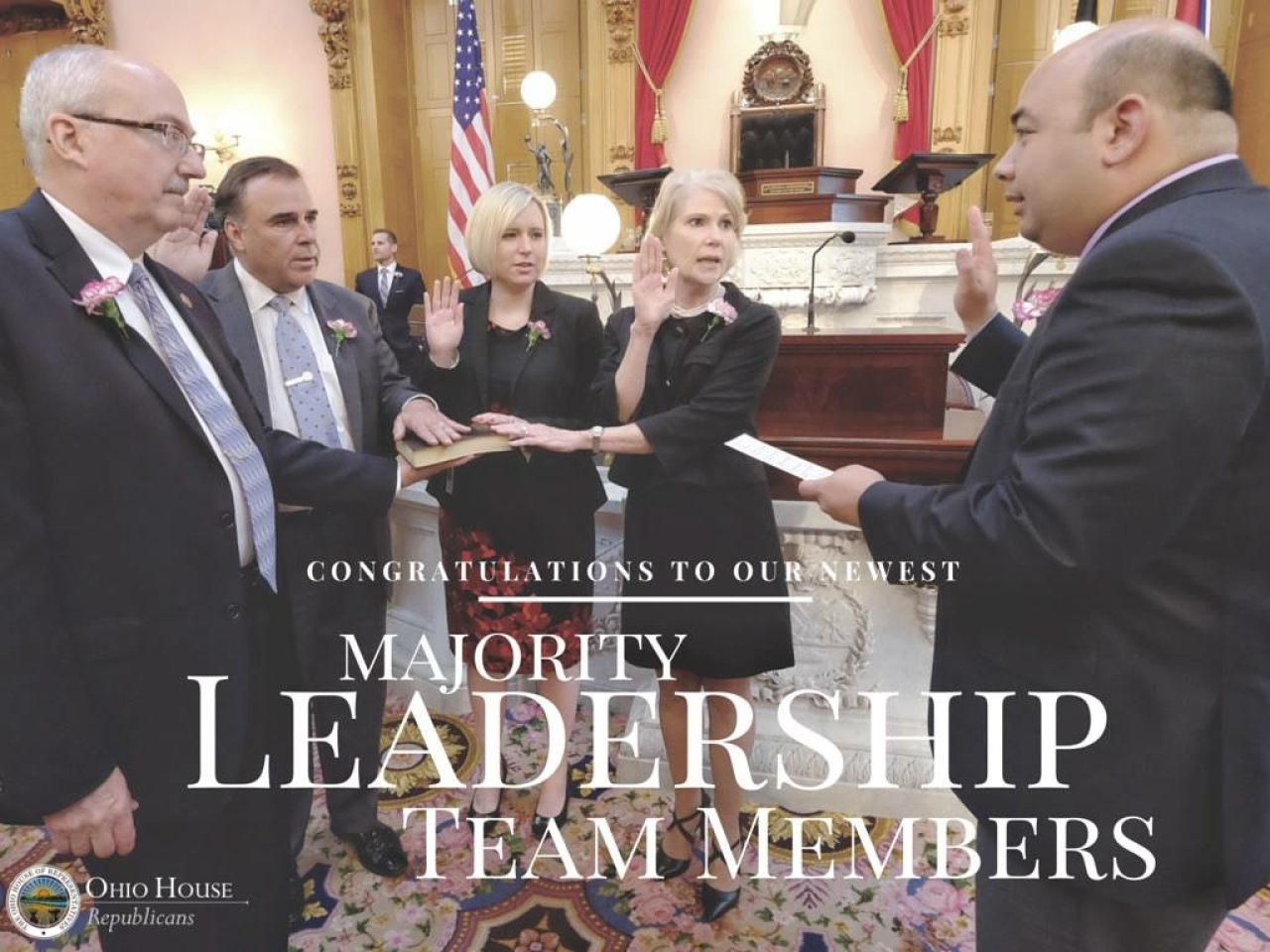 Speaker Rosenberger, House Republicans Announce Majority Leadership Changes