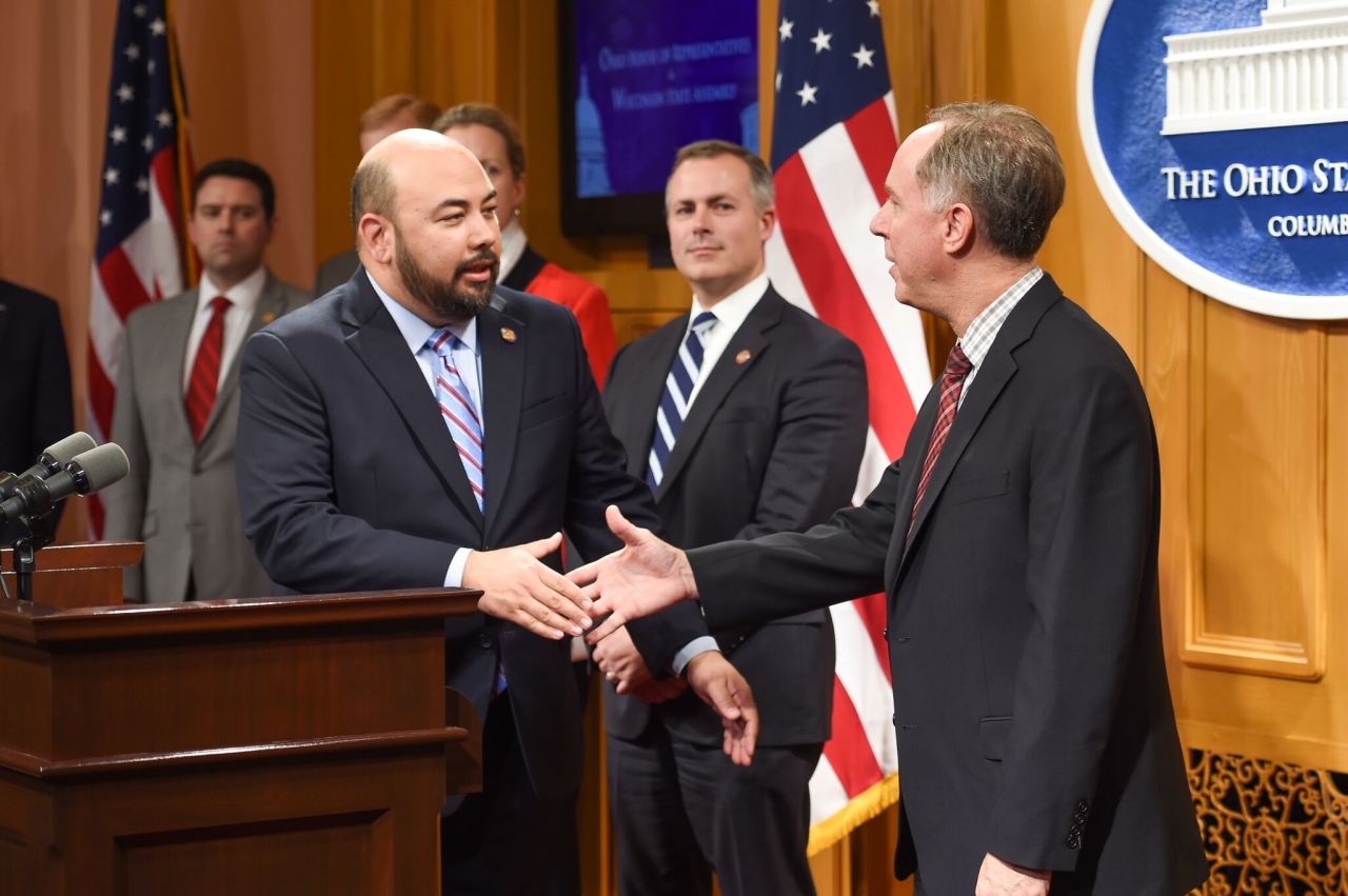 Speaker Rosenberger Welcomes Speaker Vos of the Wisconsin State Assembly to Ohio House
