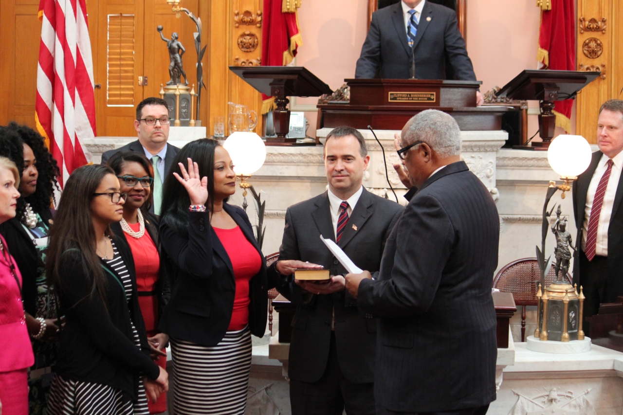 Galonski sworn in as state representative of Ohio's 35th House District