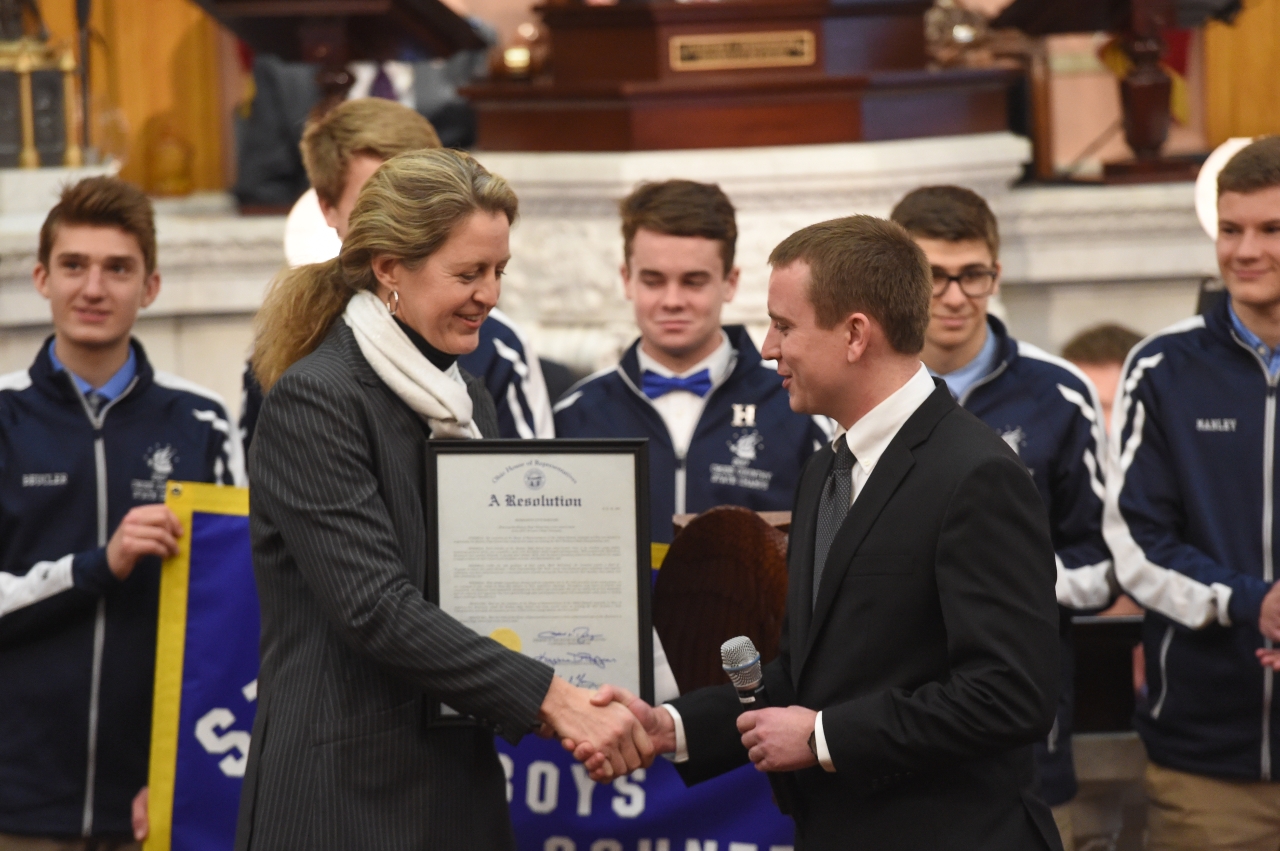 State Rep. Kristina Roegner Honors Cross Country Champions