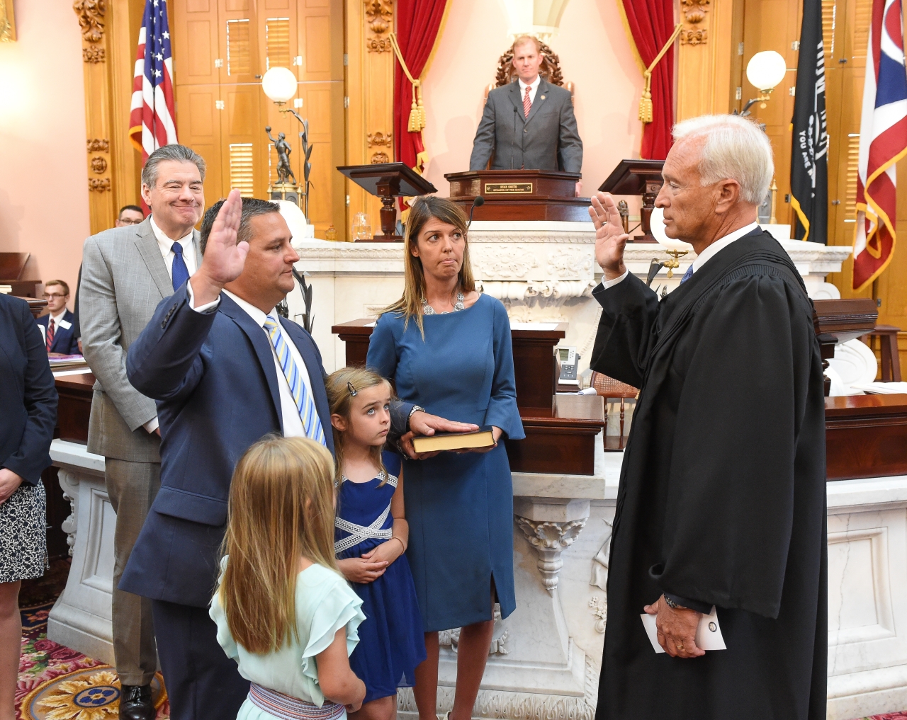 Shane Wilkin Sworn In as State Representative of the 91st Ohio House District